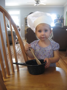 children in the kitchen